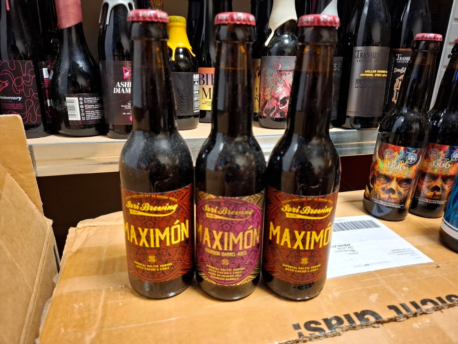 Sori Brewing Maximón (Barrel Aged), Verzamelen, Ophalen of Verzenden, Nieuw, Flesje(s), Overige merken