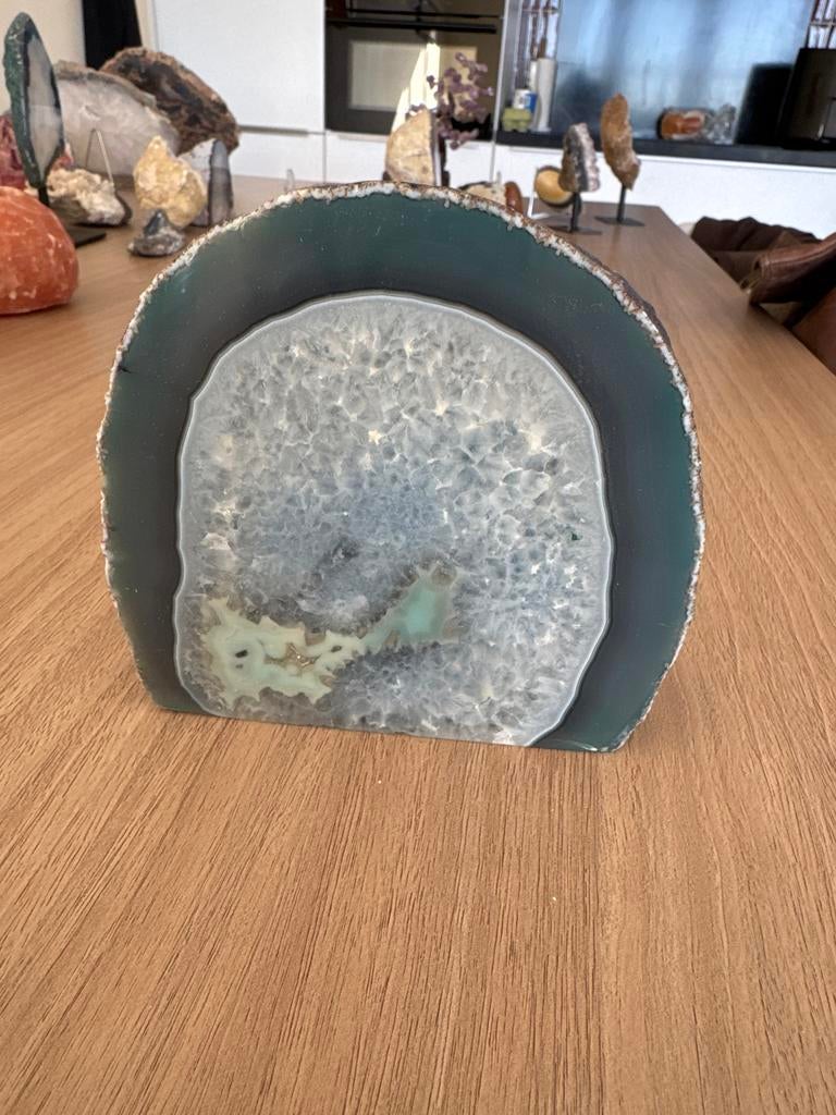 Grote Agaat Geode - Prachtig Decoratief Stuk, Ophalen of Verzenden, Mineraal