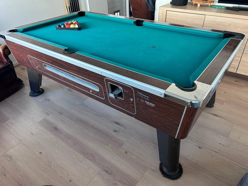 Pooltafel 7ft inclusief keus ballen en rek, Sport en Fitness, Ophalen, Gebruikt, Pooltafel