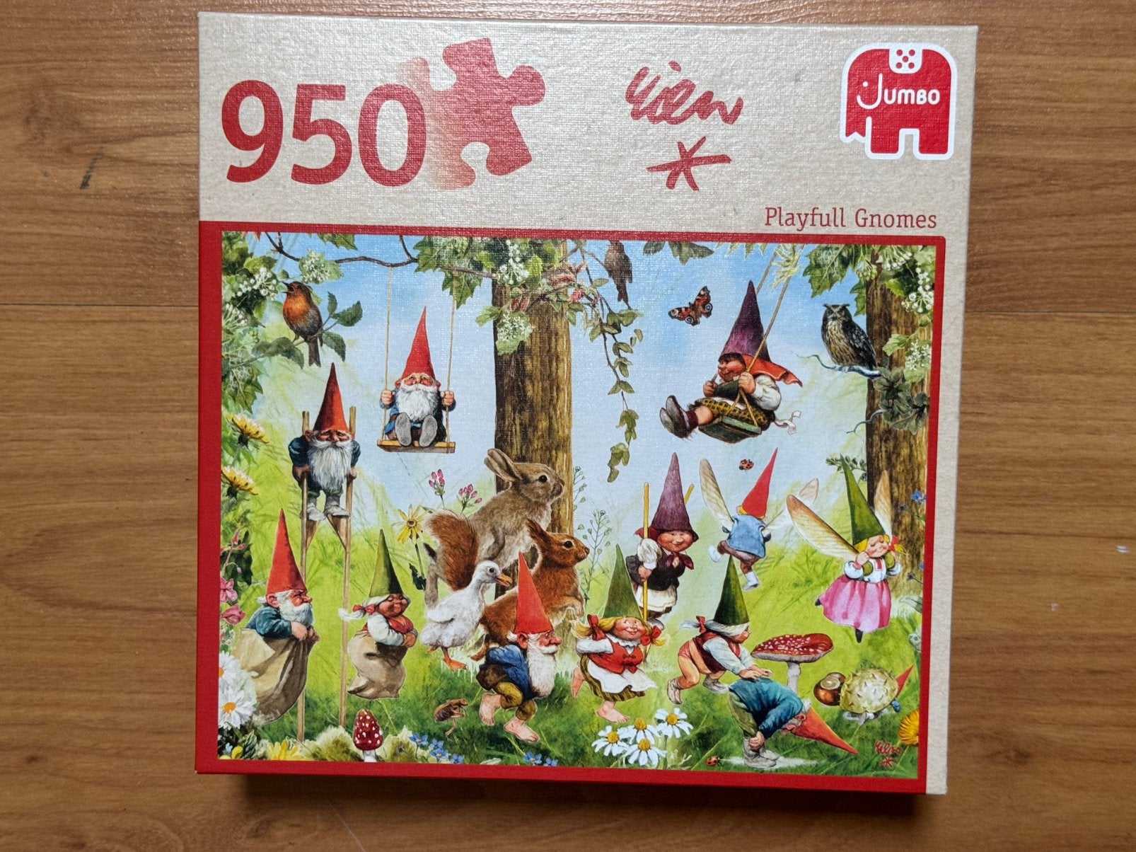 Rien Poortvliet Kabouter puzzel Jumbo, Ophalen of Verzenden, 500 t/m 1500 stukjes, Zo goed als nieuw