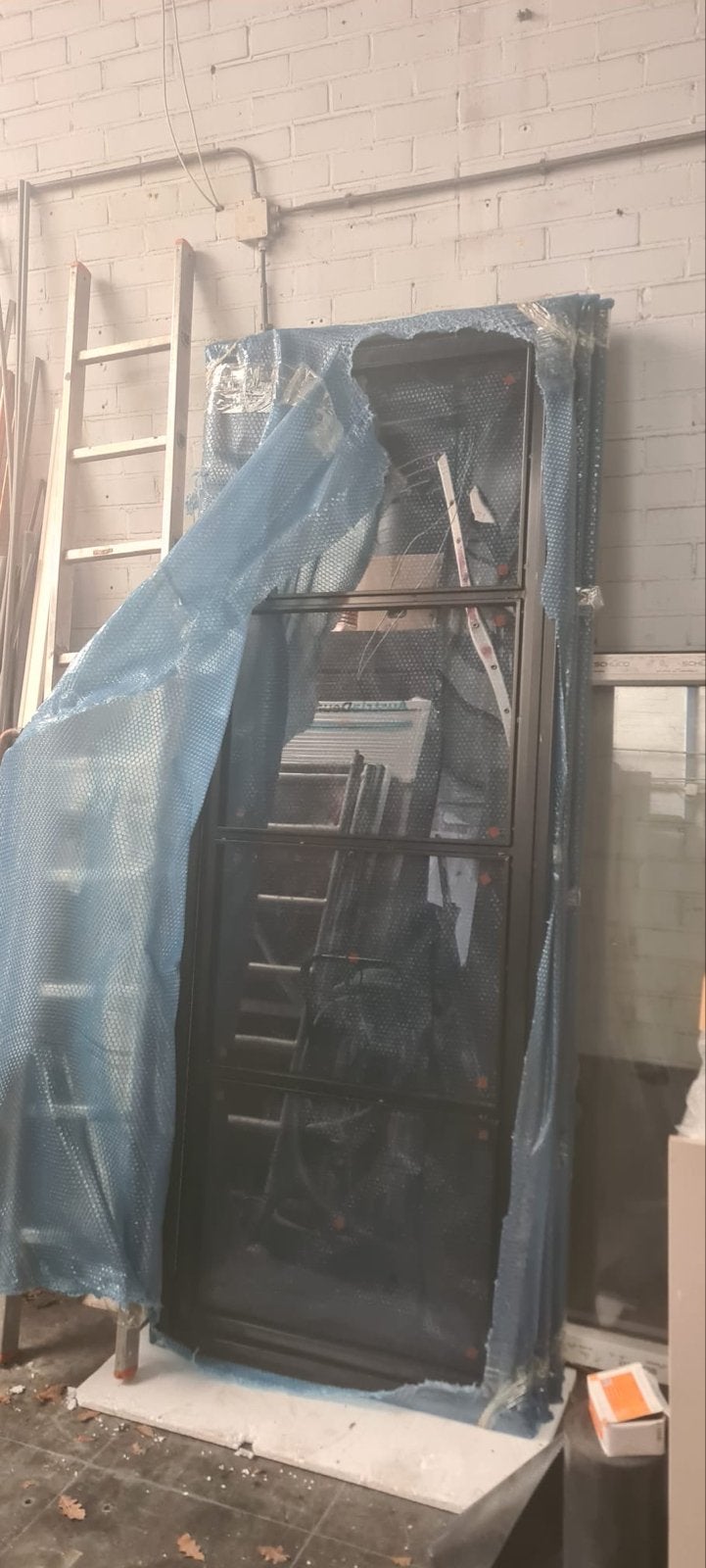 4x Nieuwe ijzeren deuren 231x91 cm in verpakking, Ophalen, 80 tot 100 cm, 215 cm of meer, Binnendeur