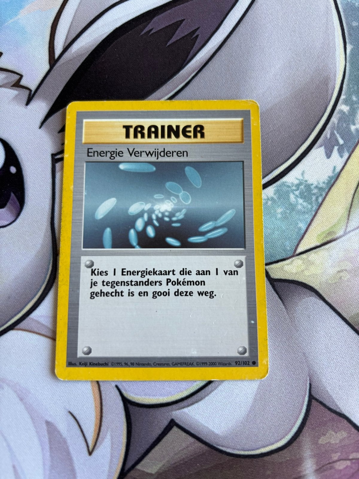 Pokémon Trainer Energie Verwijderen (Base Set 2) Kaart, Ophalen of Verzenden, Gebruikt, Losse kaart