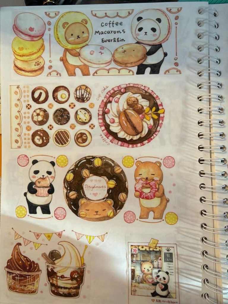 Washi tape 有熊 – Taart – per cyclus, Overige thema's, Meerkleurig, Ophalen of Verzenden, Papier of Karton