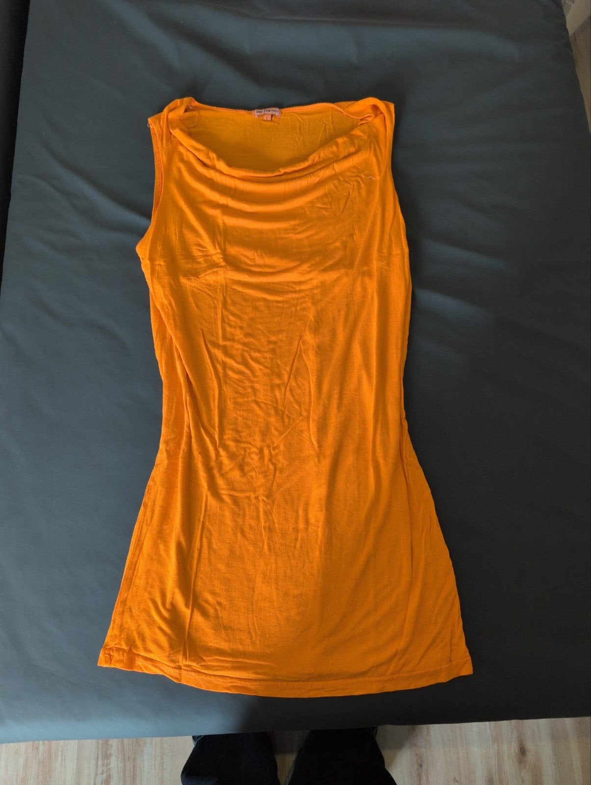 Oranje mouwloze top - Maat L, Maat 42/44 (L), Oranje, Ophalen of Verzenden, Zonder mouw