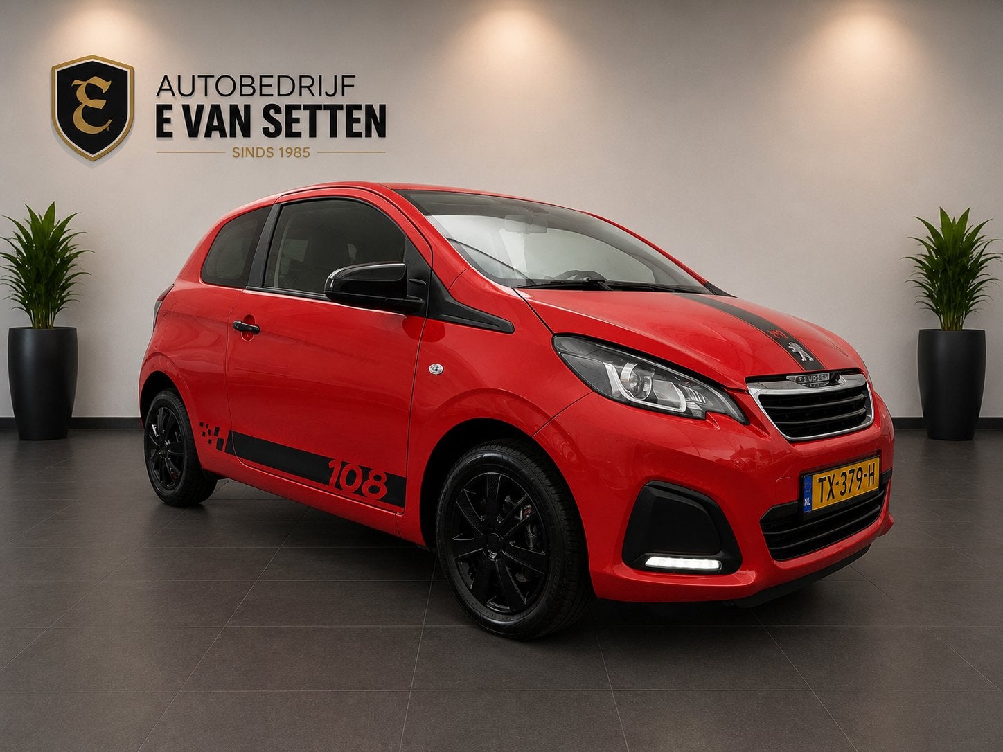 Peugeot 108 1.0 VTi Active Nieuwe koppeling, Euro 5, Stof, Gebruikt, Zwart