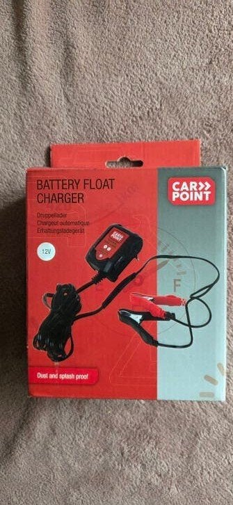 Carpoint Battery Float Charger 12V Druppellader, Ophalen of Verzenden, Nieuw