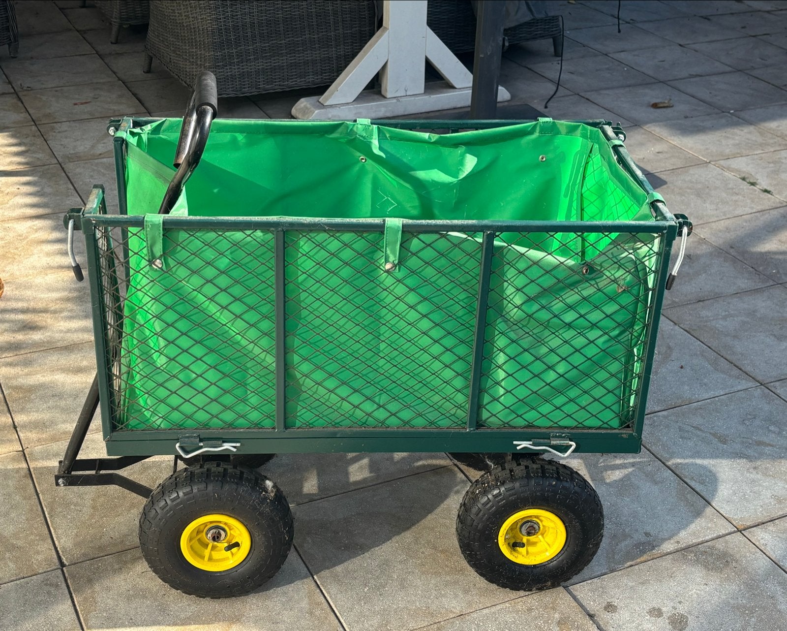 Bolderwagen, Trekkar, Tuinkar met Canvas Zak, Caravans en Kamperen, Ophalen, Gebruikt
