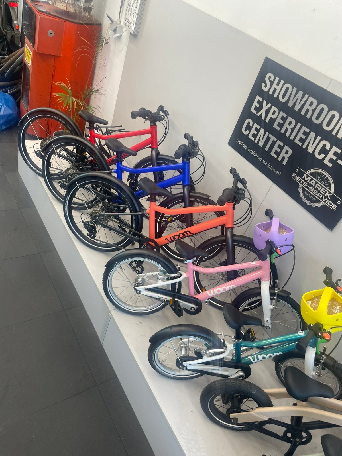 Woom Kinderfietsen, Fietsen en Brommers, Fietsen | Kinderfietsjes, Ophalen, Zo goed als nieuw, Minder dan 16 inch