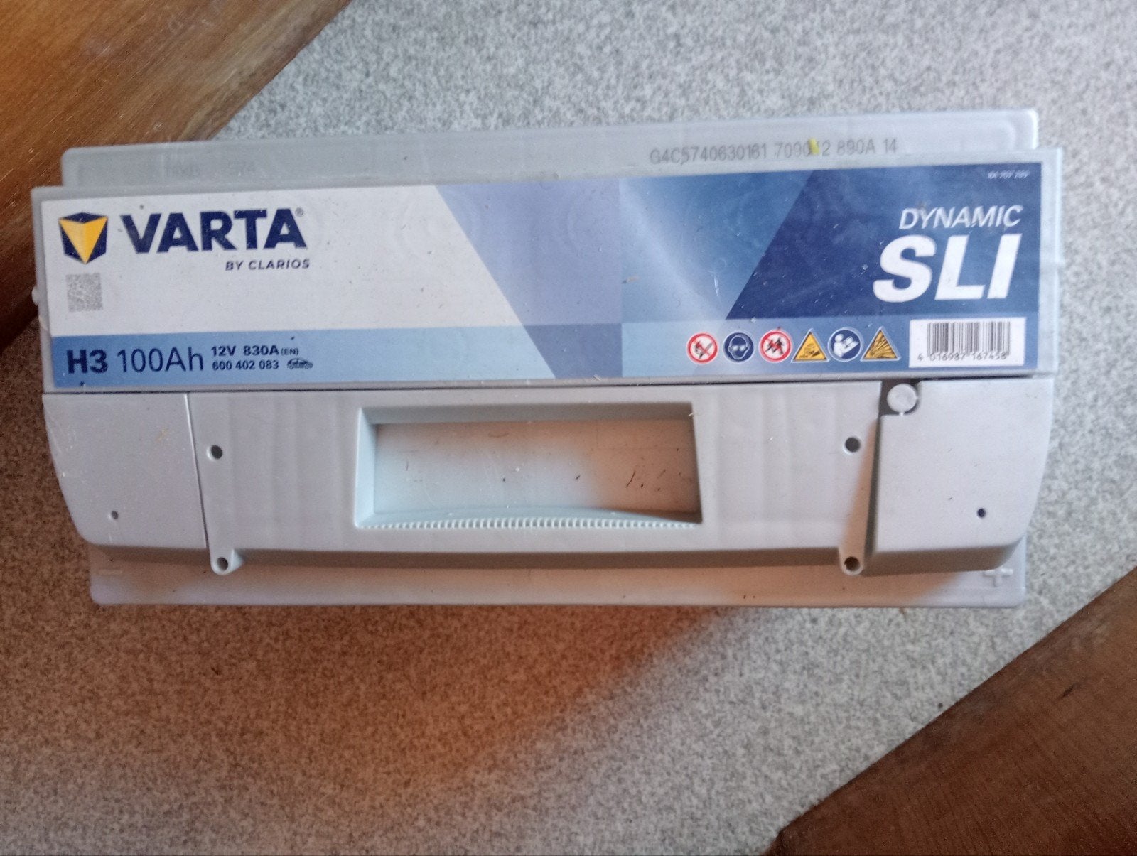 Nieuwe Varta Dynamic auto 12v accu SLI H3 100Ah 830A accu, Ophalen, Nieuw