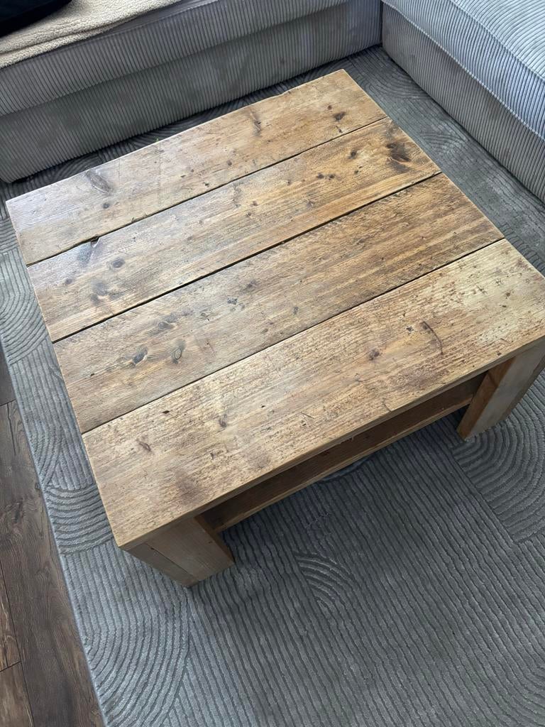 Salontafel steigerhout, Huis en Inrichting, Tafels | Salontafels, 100 tot 150 cm, Minder dan 50 cm, Rechthoekig, 50 tot 100 cm