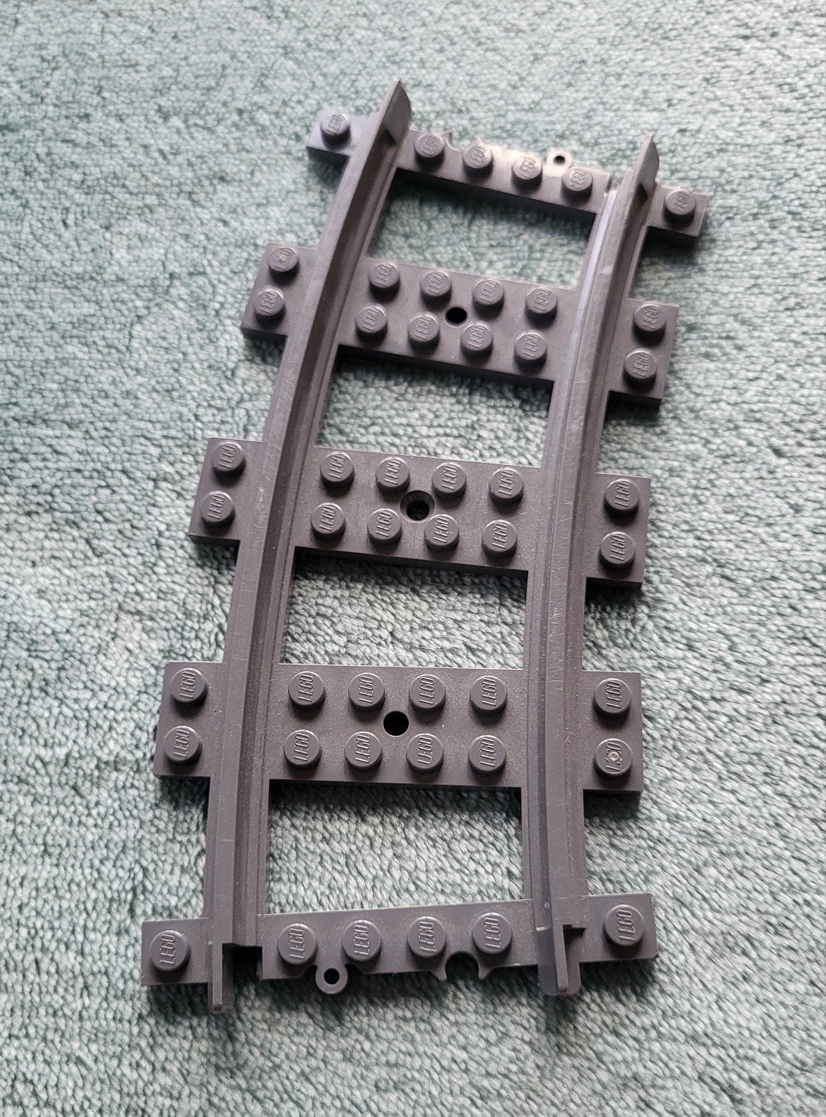 Lego City trein RC gladde kunstof rails baan (bocht), Ophalen of Verzenden, Gebruikt, Losse stenen, Lego