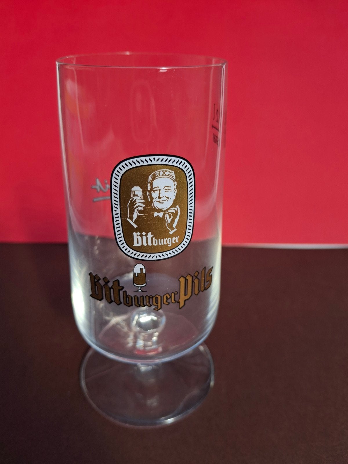 bierglas bitburger, Verzamelen, Ophalen of Verzenden, Zo goed als nieuw, Glas of Glazen, Overige merken