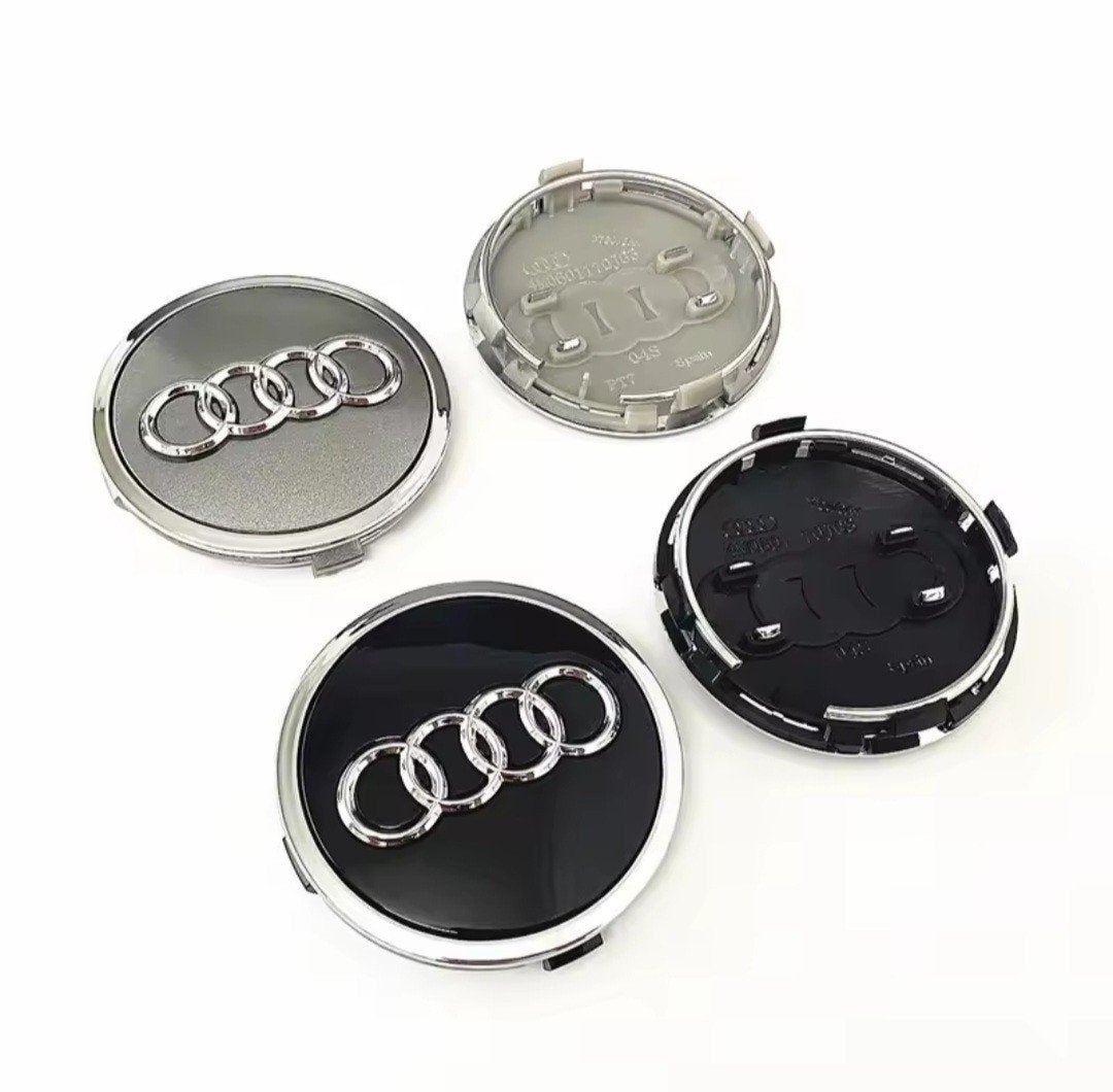 Audi Naafdoppen Center Caps Set van 4, Ophalen of Verzenden