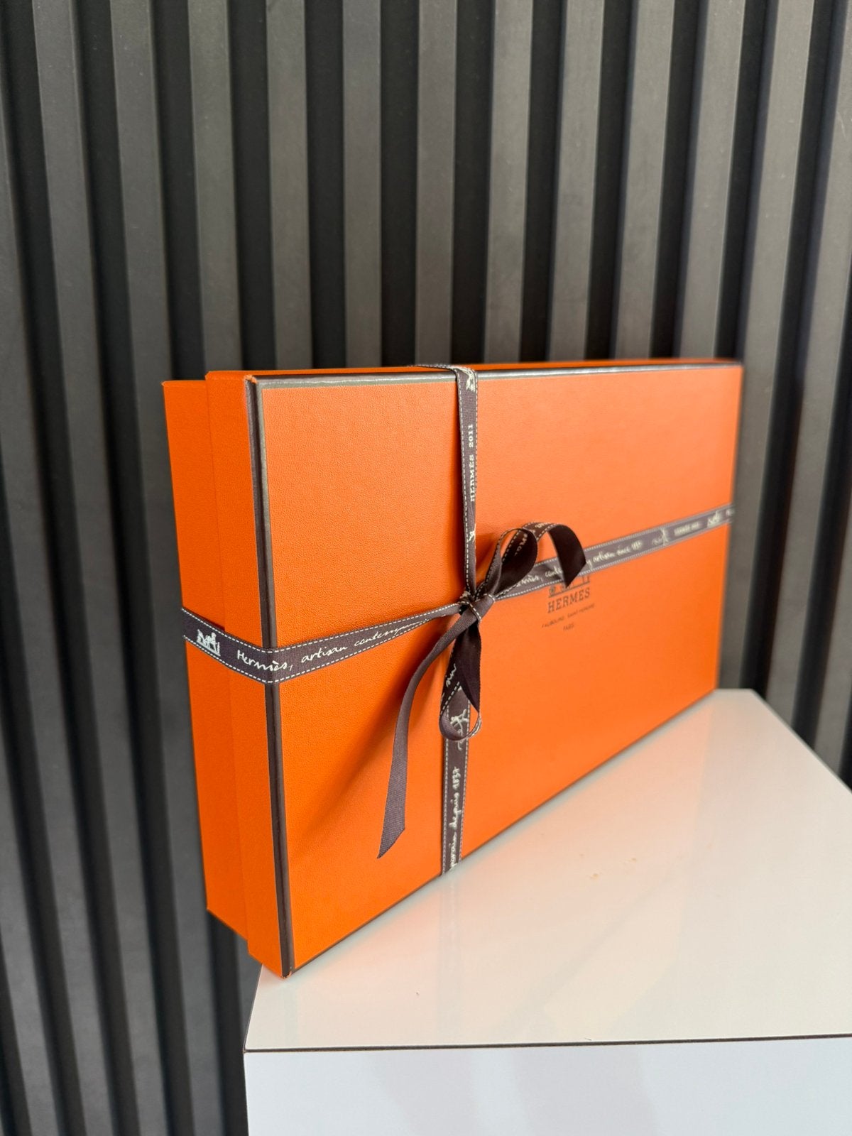 HERMES Kelly Cut pochette Spare Box/Carton with ribbon Paper, Ophalen of Verzenden, Zo goed als nieuw, Verpakking