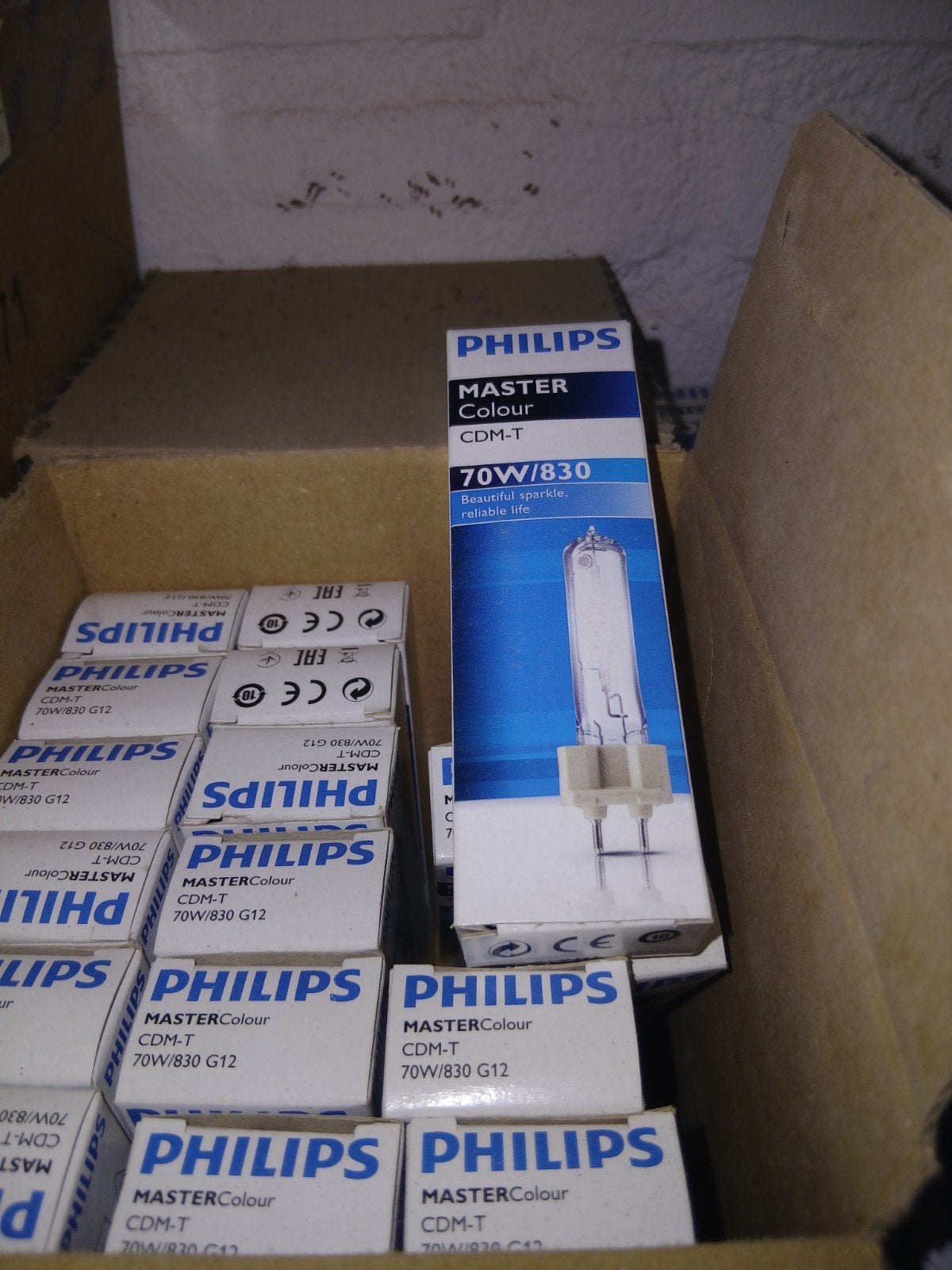 Philips MasterColour CDM-T 70W/830 G12 lampen, Ophalen of Verzenden, Nieuw, G12, Philips