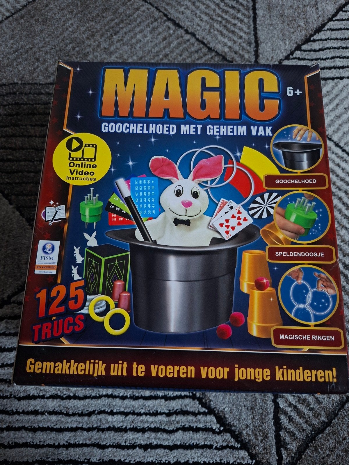 Grote Goocheldoos met 125 Trucs en Goochelhoed, Ophalen of Verzenden, Nieuw, Jongen of Meisje