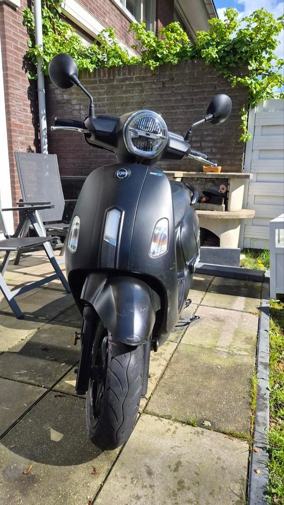 Sym Fiddle 4 Mat Zwart - Goed Onderhouden Scooter, Gebruikt, Maximaal 45 km/u, Ophalen of Verzenden, Benzine
