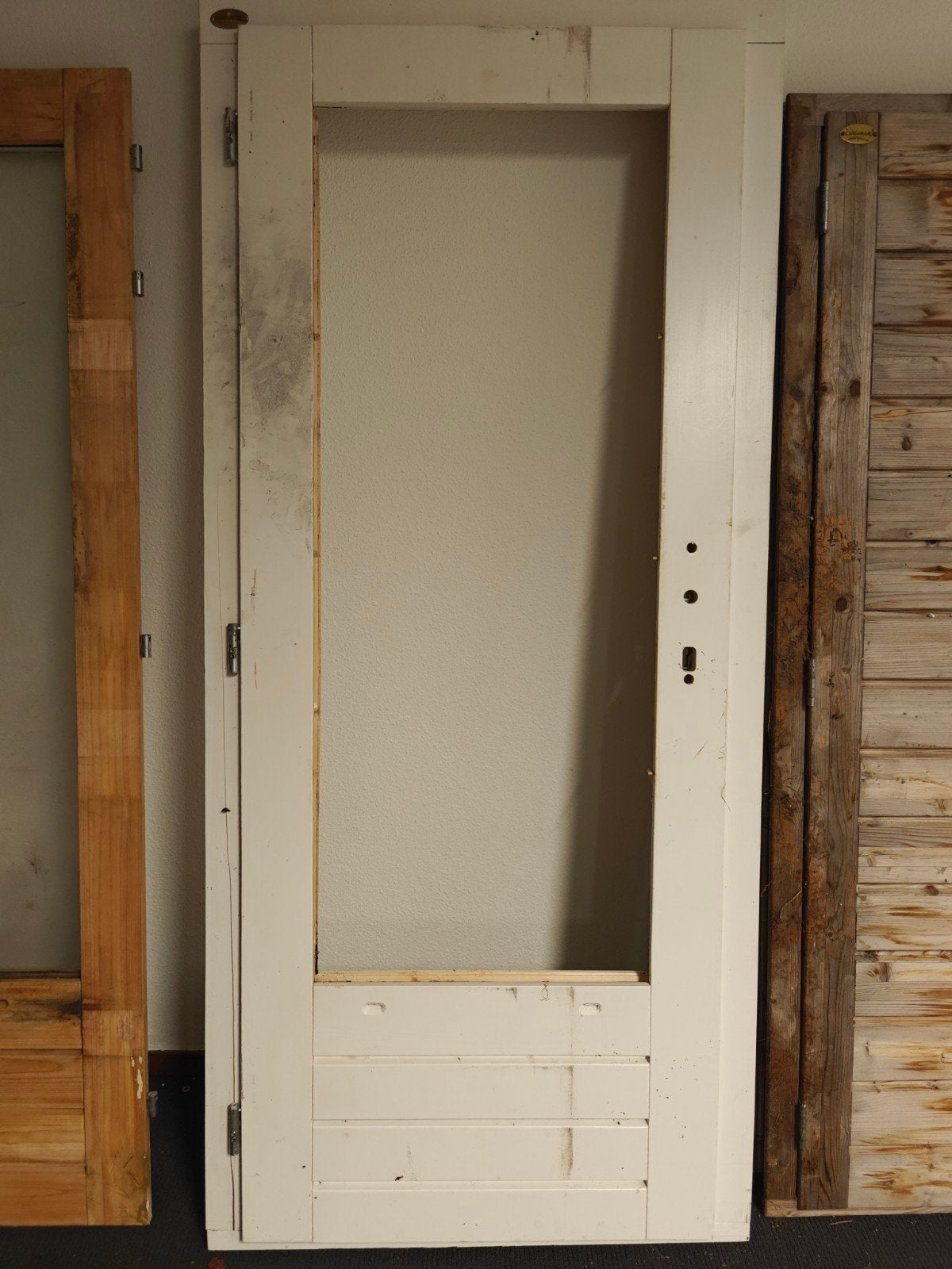Wit gespoten deur lugarde 90 x 201 kozijn maat zonder glas, Ophalen, Overige typen