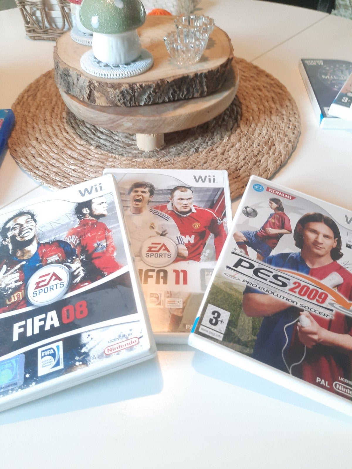 Wii voetbalgames: FIFA 08, FIFA 11, PES 2009, Gebruikt, 2 spelers, Ophalen of Verzenden, Vanaf 3 jaar