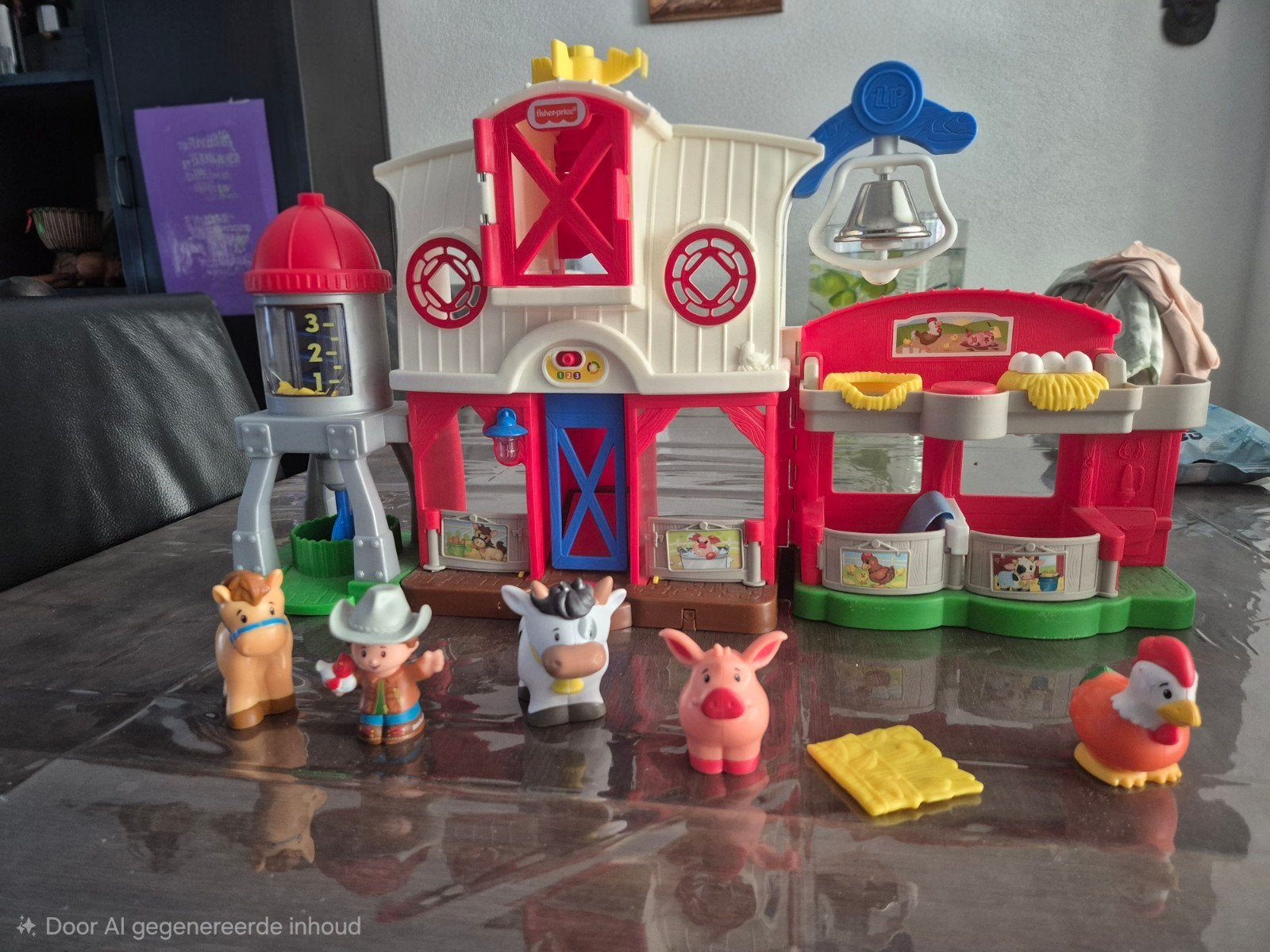 Fisher-Price Little People Boerderij met Dieren en Geluid, Ophalen, Gebruikt, Jongen of Meisje
