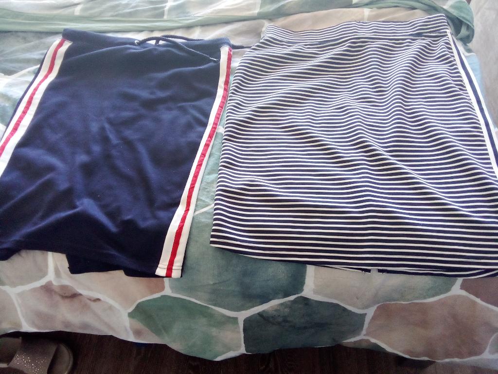 Damesrokken xl, Blauw, Maat 46/48 (XL) of groter, Ophalen of Verzenden, Knielengte