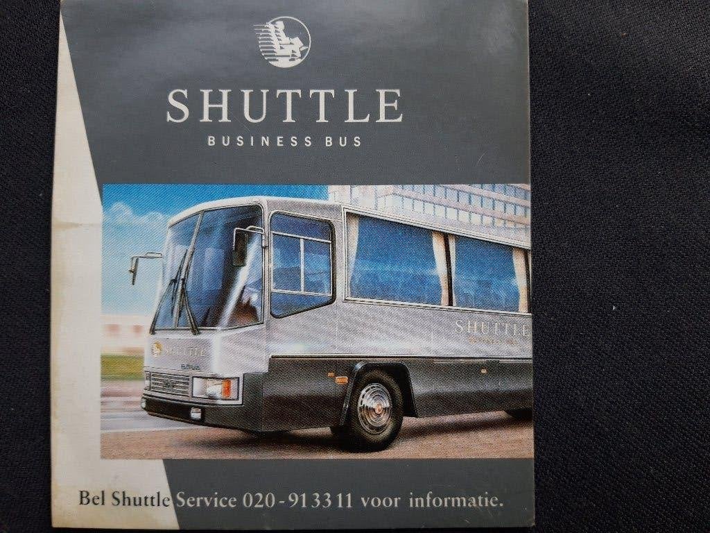 Sticker Shuttle Business Bus, Ophalen of Verzenden, Zo goed als nieuw, Bus of Metro, Overige typen