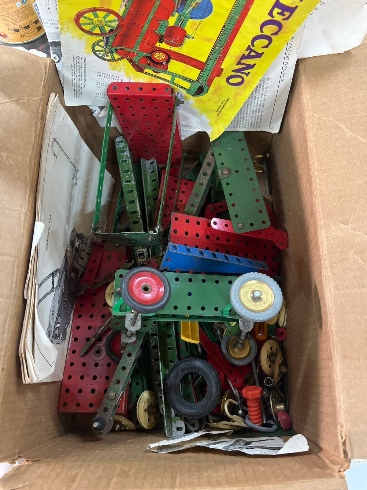 Mix Meccano onderdelen - Vintage bouwplezier, Ophalen
