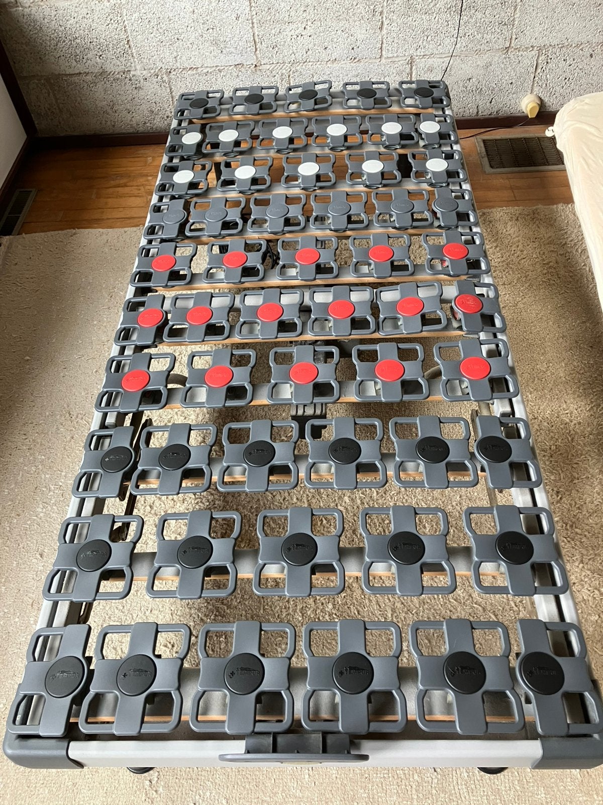 Tempur bed / 2 Tempur matrassen, Ophalen, Overige materialen, 90 cm, 200 cm