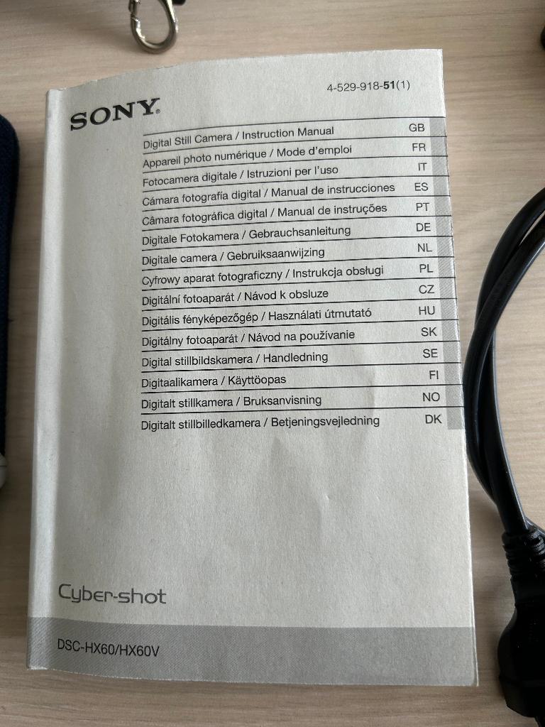 Sony Cybershot DSC-HX60V, 20 Megapixel, Ophalen of Verzenden, Zo goed als nieuw, Sony