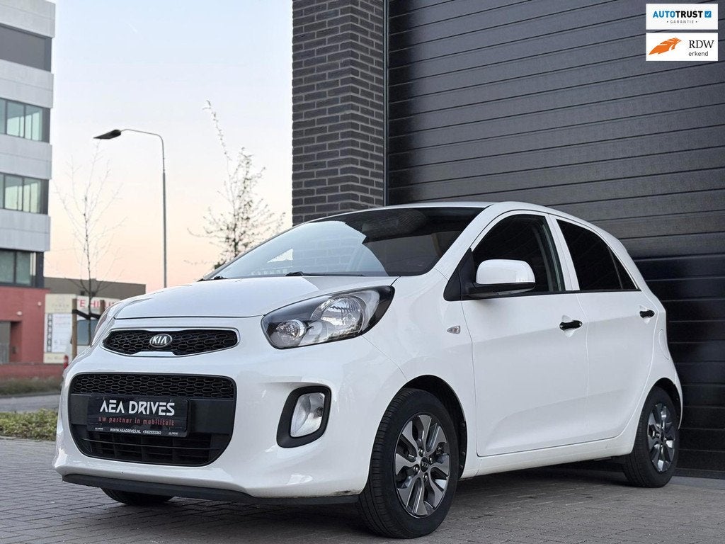 Kia Picanto DynamicLine 2016 | 1e eigenaar | stoelverwarming, Voorwielaandrijving, 4 cilinders, Wit, Origineel Nederlands