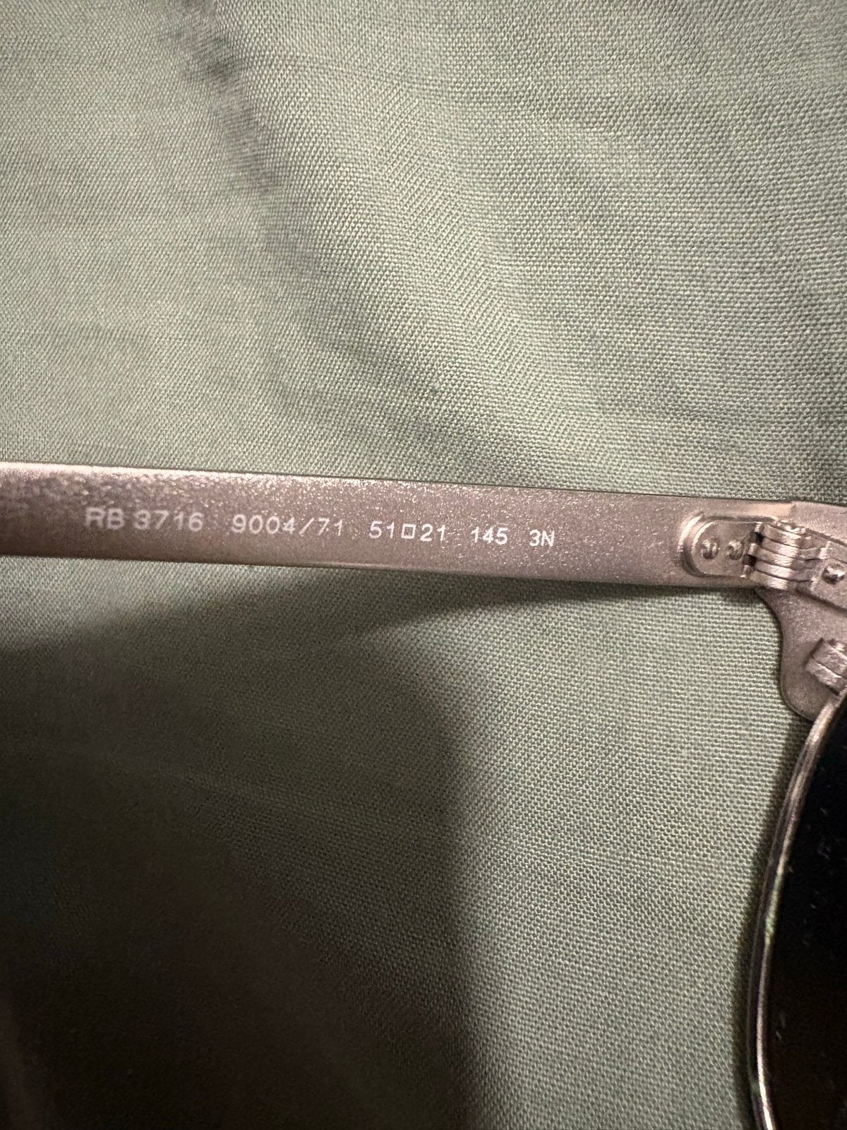 Ray-Ban RB 3716 Zonnebril - Zo goed als nieuw, Zonnebril, Blauw, Ophalen of Verzenden, Zo goed als nieuw