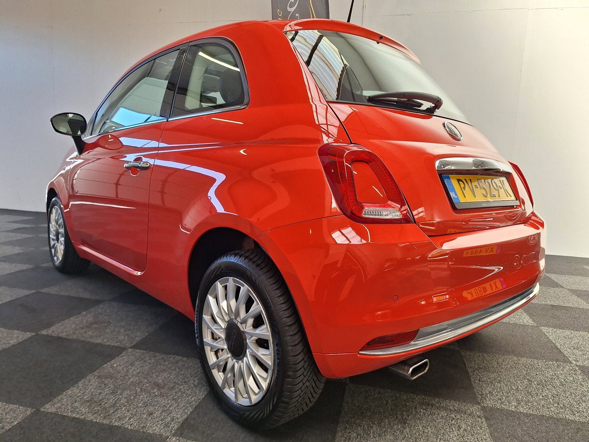 Fiat 500 2017. Turbo Lounge uitv. 2e eig. 75.000km. NAP, Auto's, Fiat, Voorwielaandrijving, Gebruikt, Euro 6, Overige kleuren
