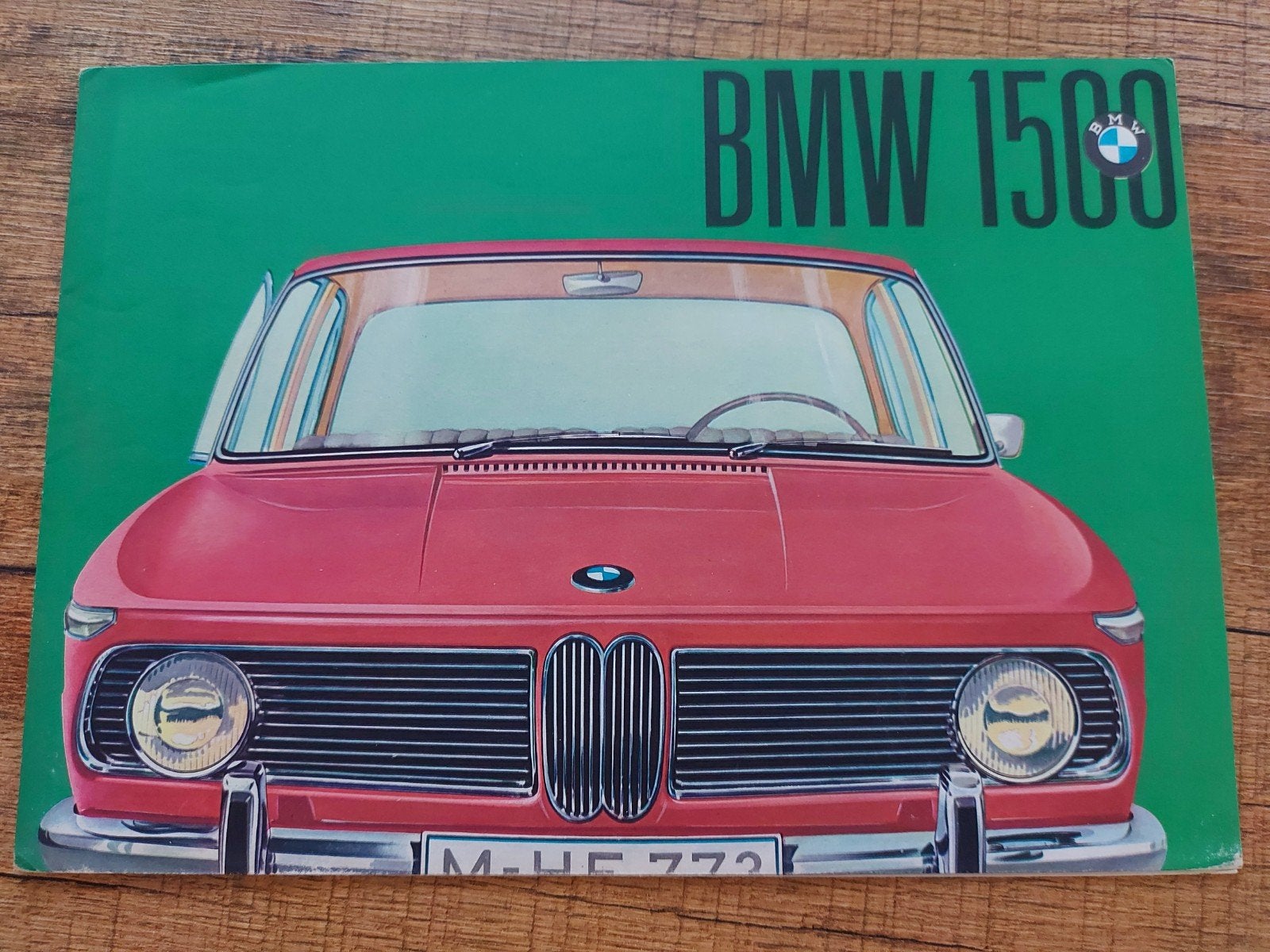 1962 prachtige Bmw 1500 folder Duitstalig, Ophalen of Verzenden, Zo goed als nieuw, BMW