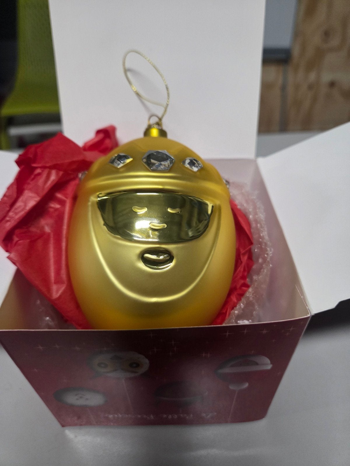 Alessi Le Palle Presepe – Melchiorre Gold kerstornament, Ophalen of Verzenden