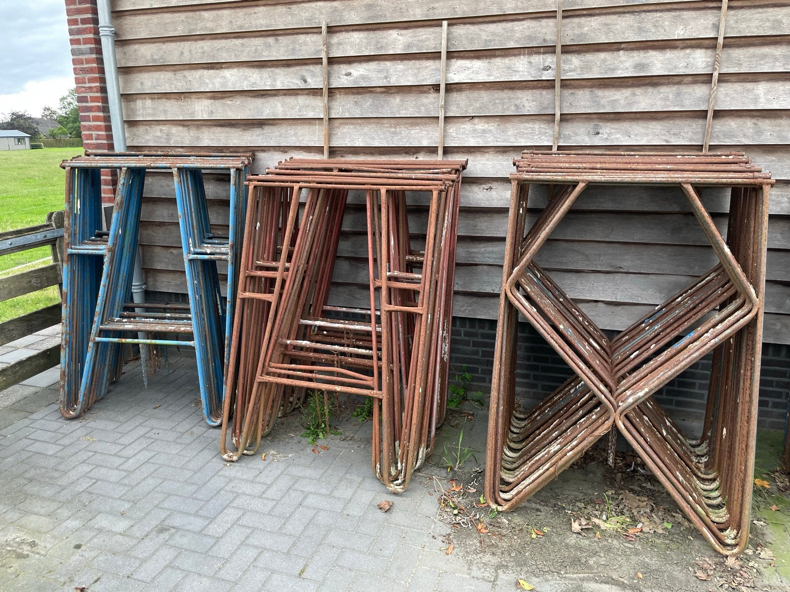 Metselschragen 34st. 150cm hoog, Ophalen, Gebruikt, Overige typen, Minder dan 2 meter