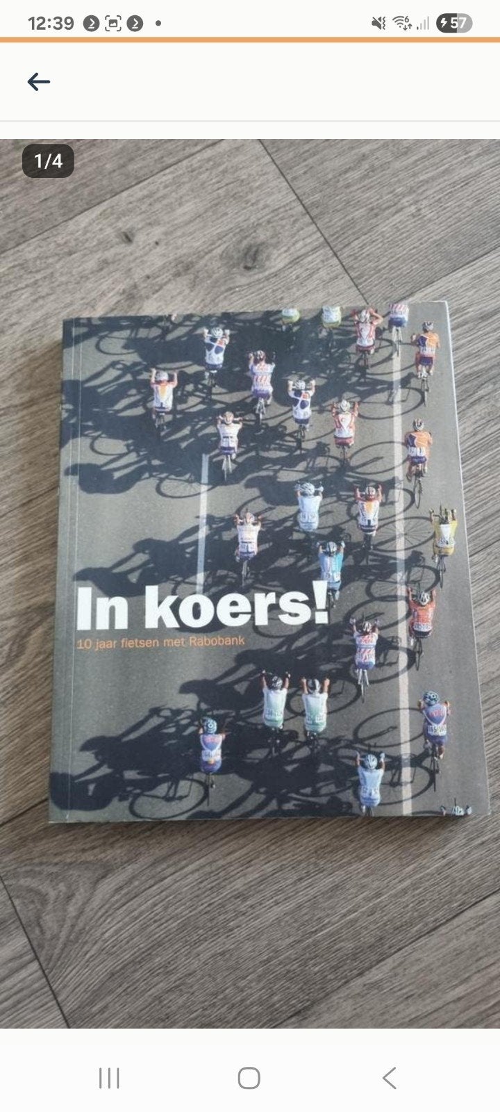 In Koers! 10 jaar fietsen met Rabobank, Ophalen of Verzenden, Gelezen, Onbekend, Lopen en Fietsen