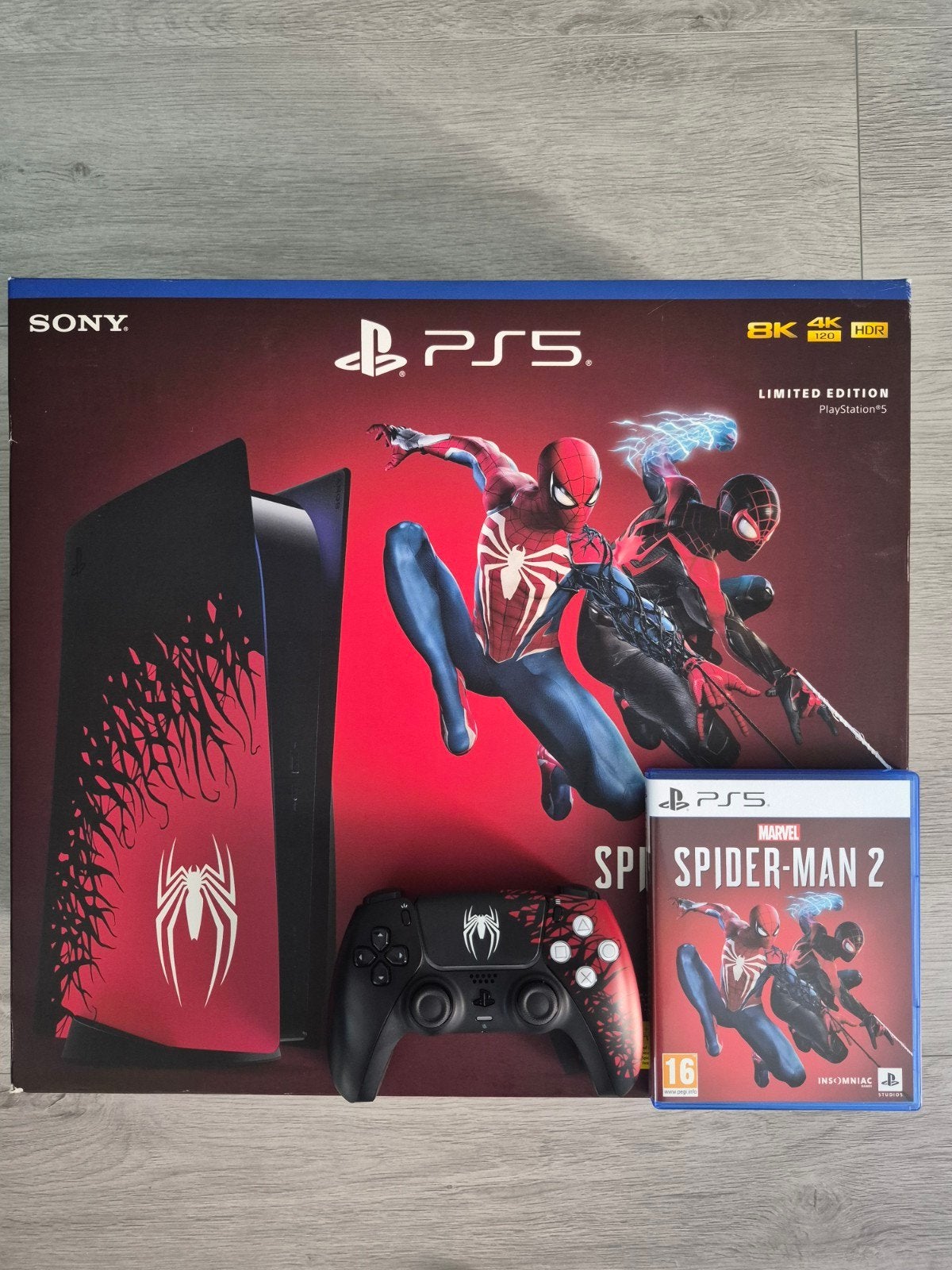 PlayStation 5 Spider-man limited edition, Ophalen, Zo goed als nieuw, Playstation 5