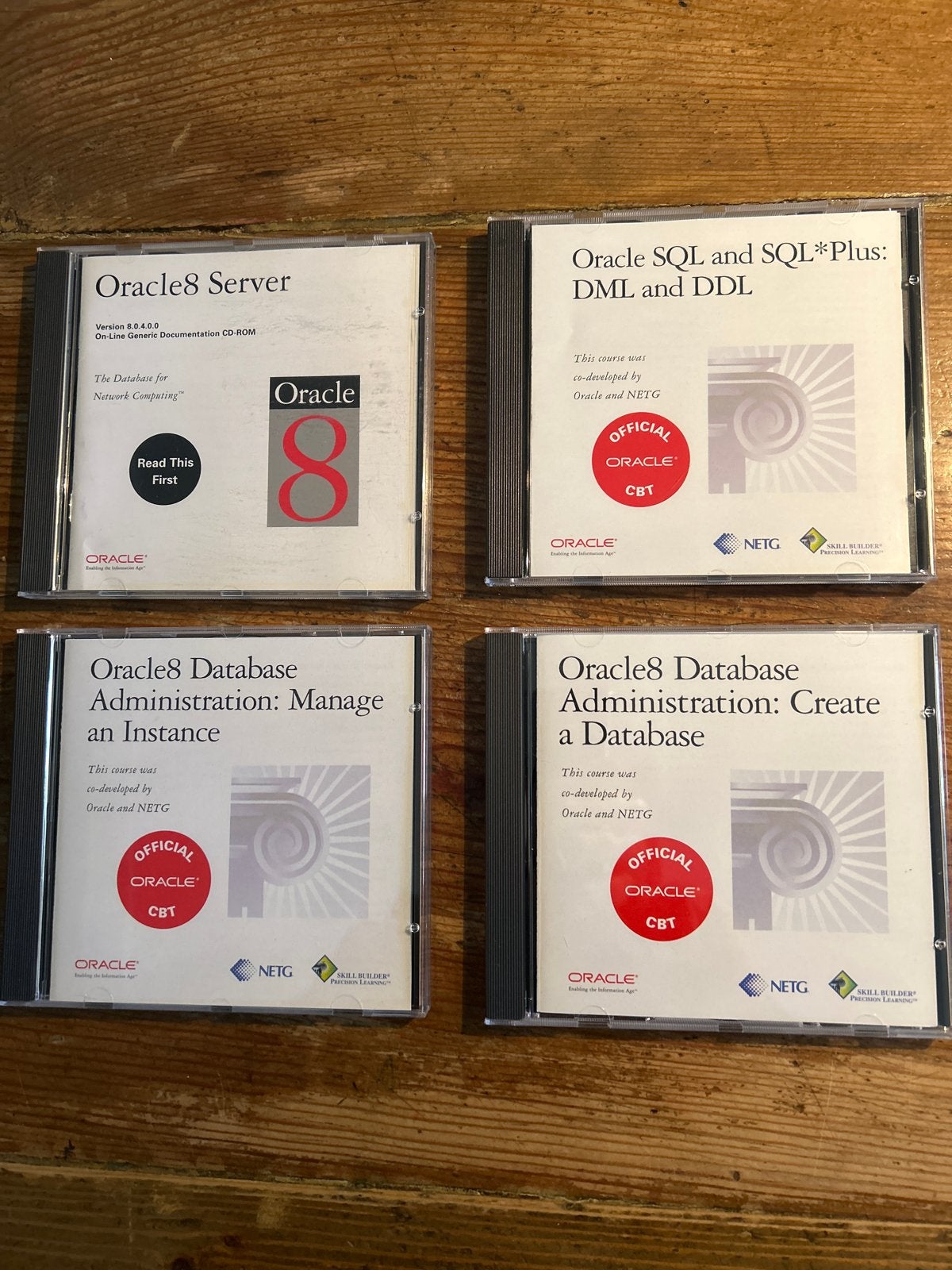 Oracle8 Server & SQL/SQL*Plus Cursussen (9 CD-ROMs), Computers en Software, Educatie- en Cursussoftware, Ophalen of Verzenden