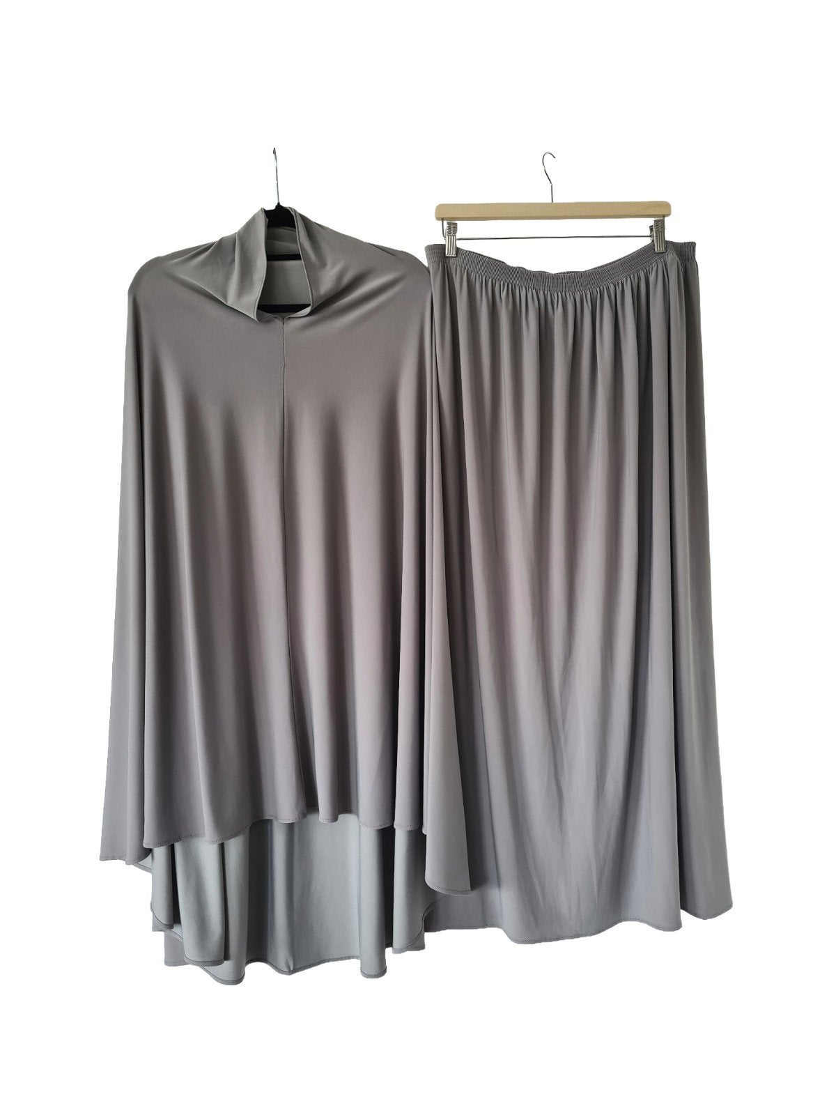 Khimaar met rok jersey set lichtgroen van Sunnah Center one, Kleding | Dames, Maat 38/40 (M), Verzenden, Sunnah Center, Zo goed als nieuw