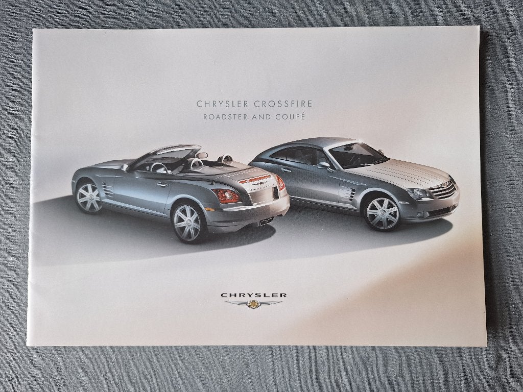 Brochure CHRYSLER CROSSFIRE  Roadster and Coupe - 2004 NL, Verzenden, Zo goed als nieuw, Overige merken