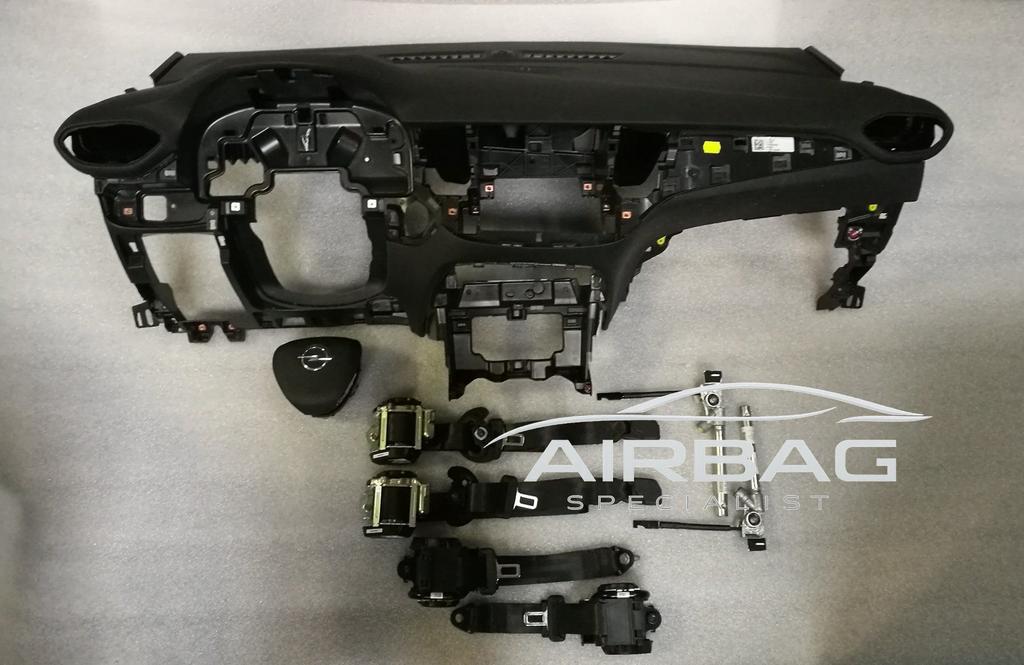 Airbag set dashboard gordels OPEL Crossland X 2017+ 39124500, Gebruikt, -, -, Opel