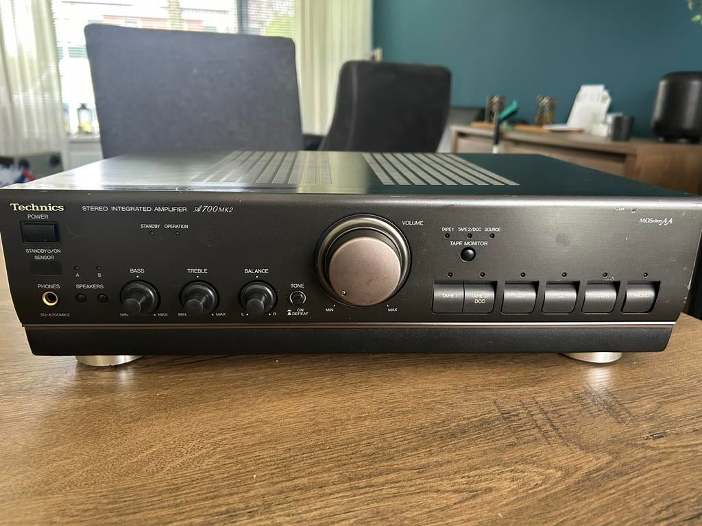 Technics versterker, Audio, Tv en Foto, Ophalen of Verzenden, Gebruikt, 120 watt of meer, Overige merken