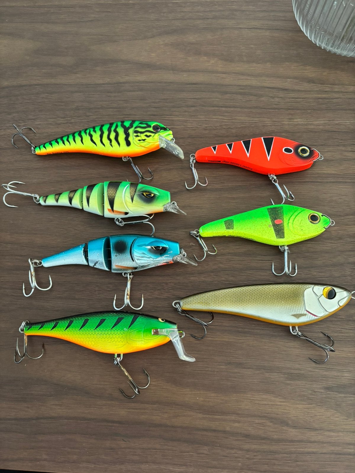 7 stukken kunstaas voor snoek, Ophalen of Verzenden, Zo goed als nieuw, Overige typen