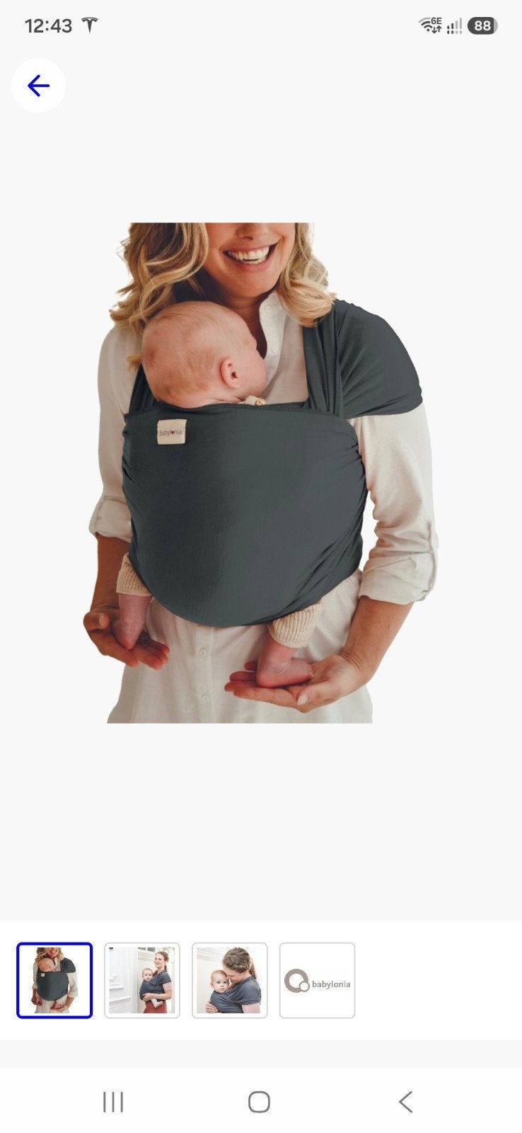 Draagdoek van babylonia, Ophalen of Verzenden, Zo goed als nieuw, Draagdoek, Overige merken