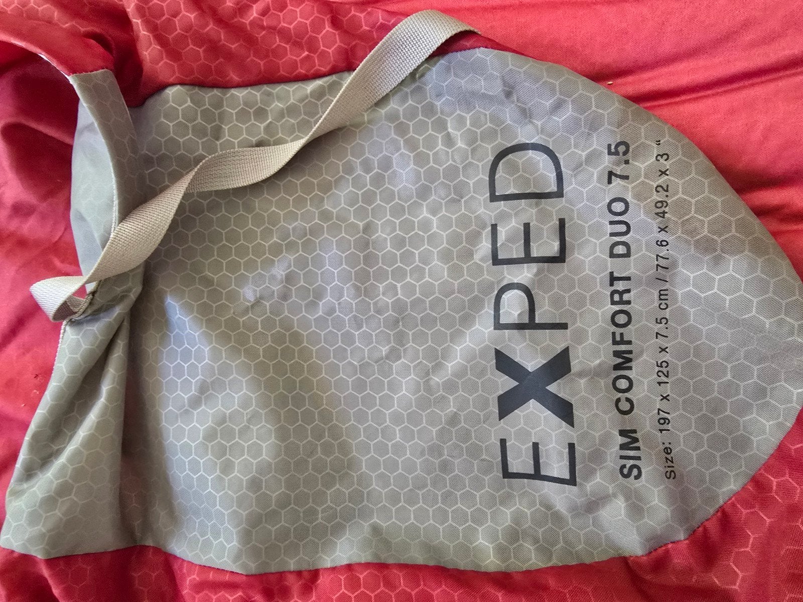 luchtbed, merk EXPED Comfort duo 7.5, Caravans en Kamperen, Luchtbedden, Ophalen of Verzenden, Gebruikt, 2-persoons