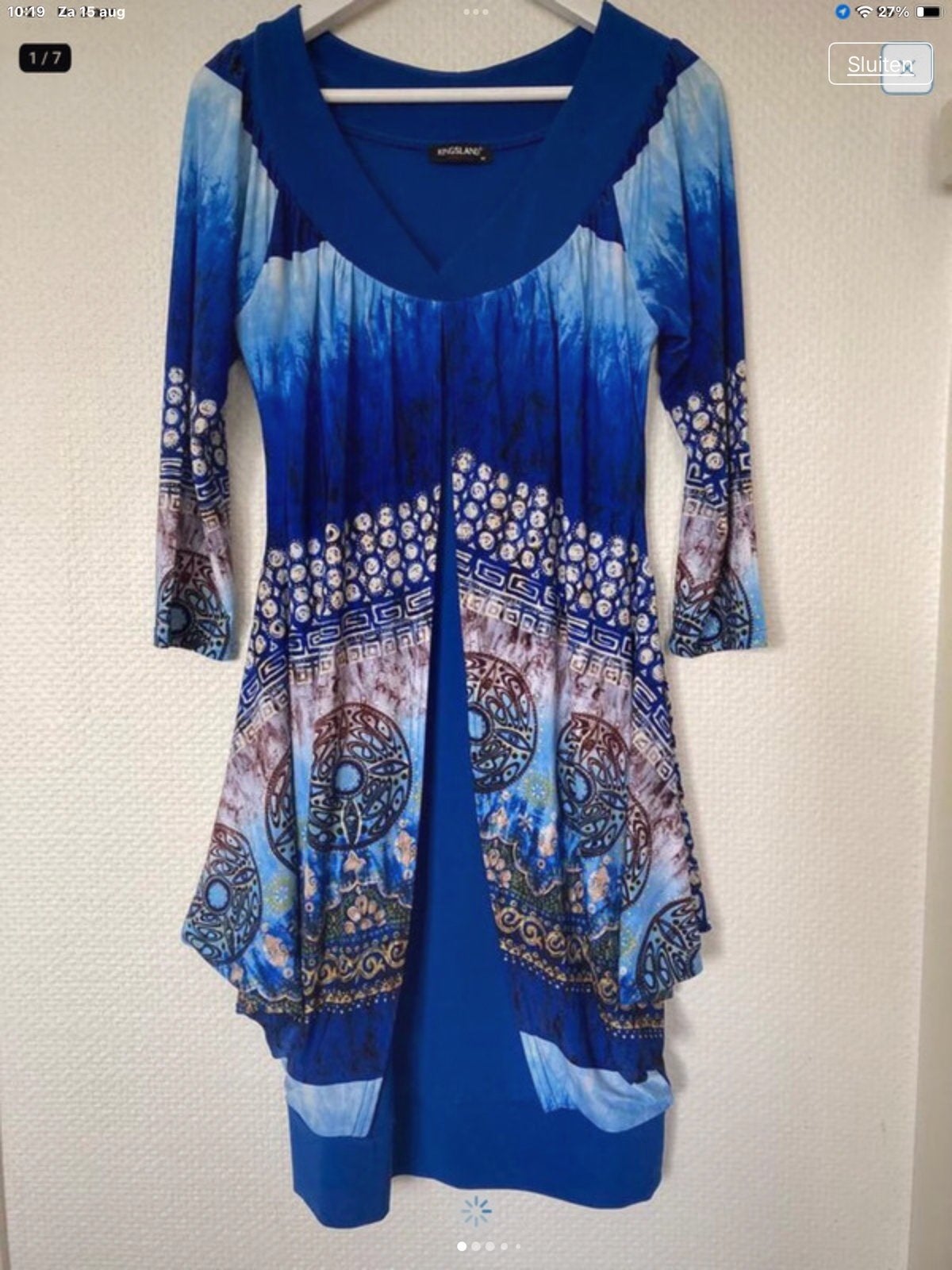 Kingsland Jurk Maat M Travel, Kleding | Dames, Jurken, Maat 38/40 (M), Zo goed als nieuw, Knielengte, Verzenden