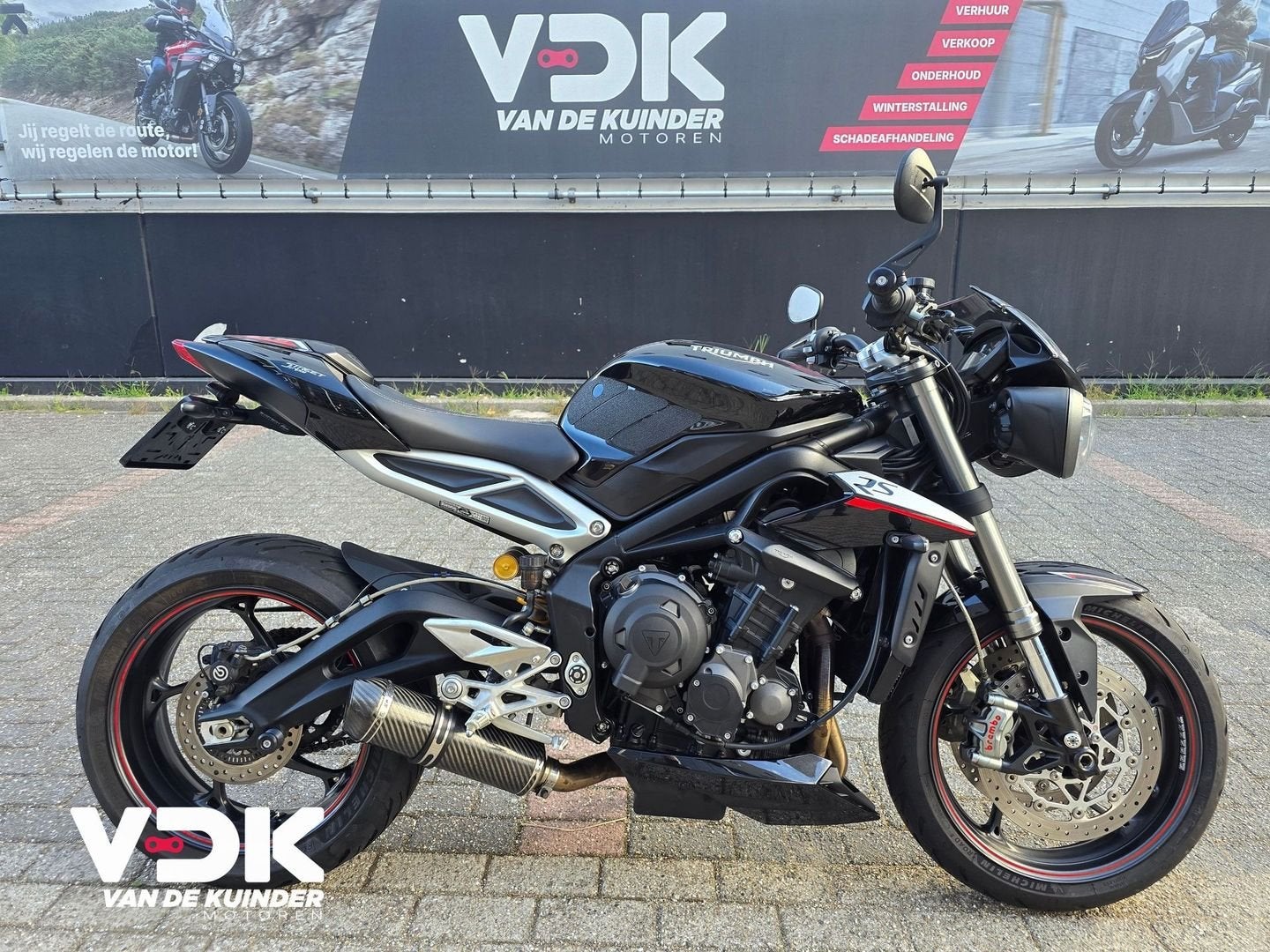TRIUMPH STREET TRIPLE RS (bj 2017) 18,032 km, Motoren, Motoren | Triumph, Bedrijf, Naked bike, meer dan 35 kW, 3 cilinders, Motorrijbewijs A