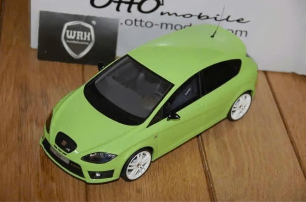 1:18 SEAT LEON MK2 CUPRA green Otto mobile OT404 in doos WRH, Hobby en Vrije tijd, Modelauto's | 1:18, Verzenden, Zo goed als nieuw