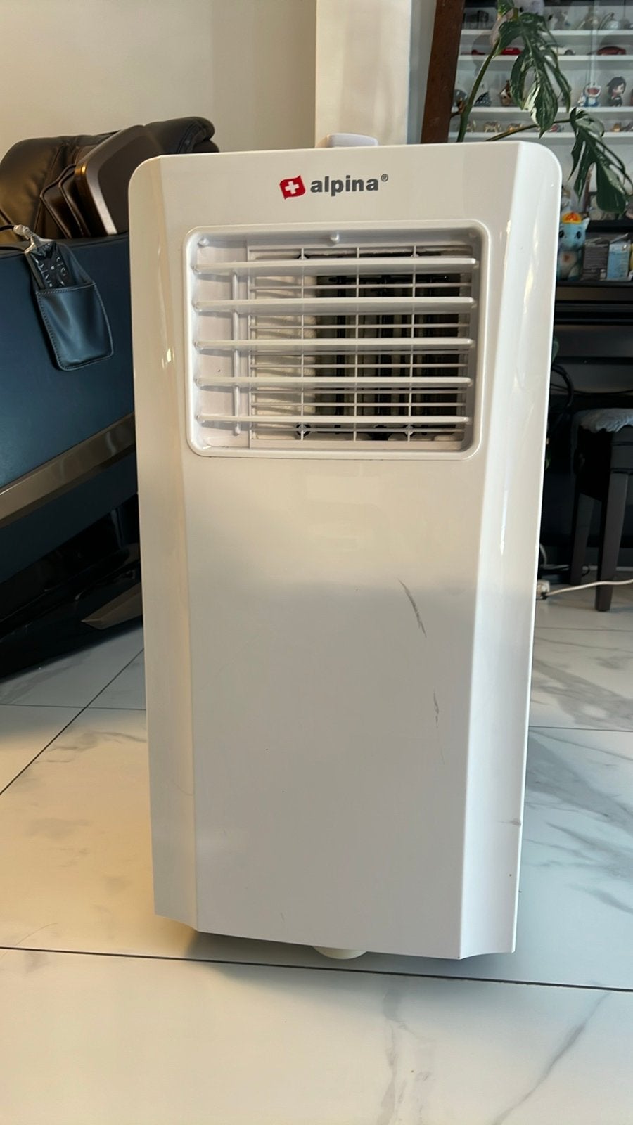 Alpina Mobiele Airco AC-17109 met Afstandsbediening, Witgoed en Apparatuur, Airco's, Ophalen, Gebruikt, Minder dan 60 m³, 3 snelheden of meer