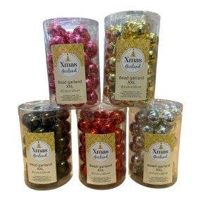 PARTIJ KERST KRALENKETTING XXL IN 5 KLEUREN, Diversen, Kerst, ., Nieuw, Ophalen of Verzenden, .